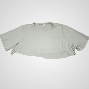 Athleta Nighttime Bliss Sleep Top Tee 1X‎ Mint Green Relaxed Comfy Lounge Cozy